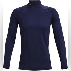 Under Armour ColdGear Compression Mock Neck Pullover - Large